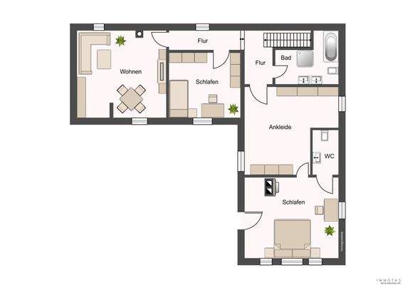 Grundriss Obergeschoss