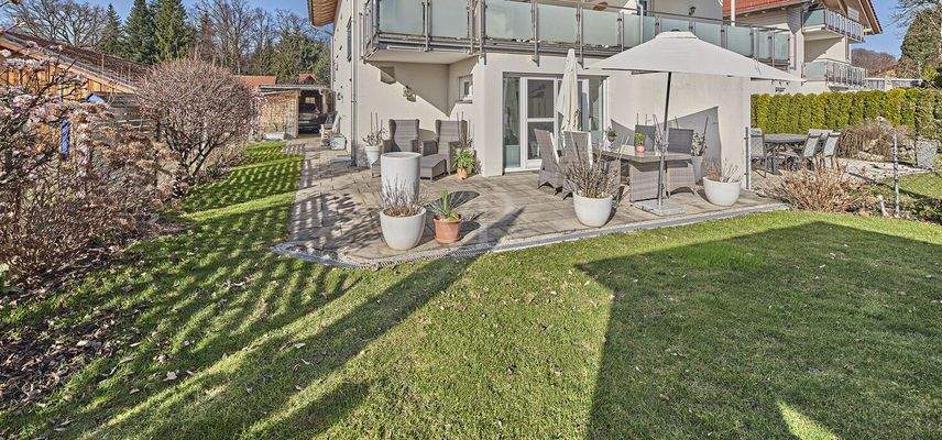 Erdgeschosswohnung mit Garten