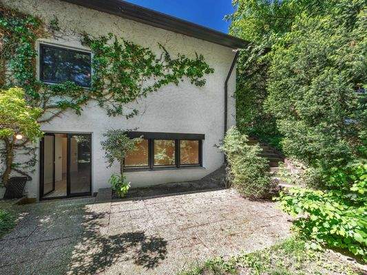 Terrasse am Kellergeschoss