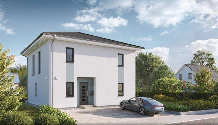 Moderne Villa mit Garten