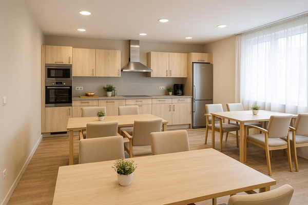 Wohn- und Essbereich KI