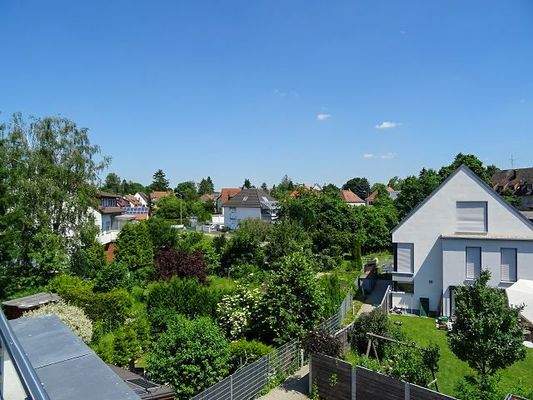 Aussicht Dachterrasse Arbeitszimmer
