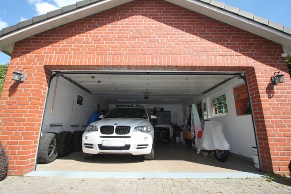 Blick in die Garage