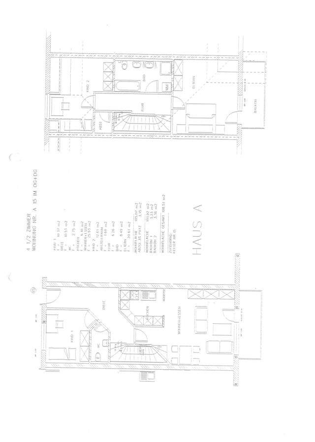 Grundriss und Wohnflächenberechnung