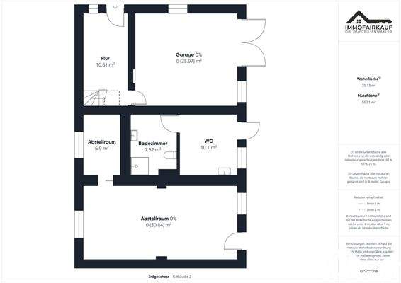 Grundriss Nebengelass Erdgeschoss