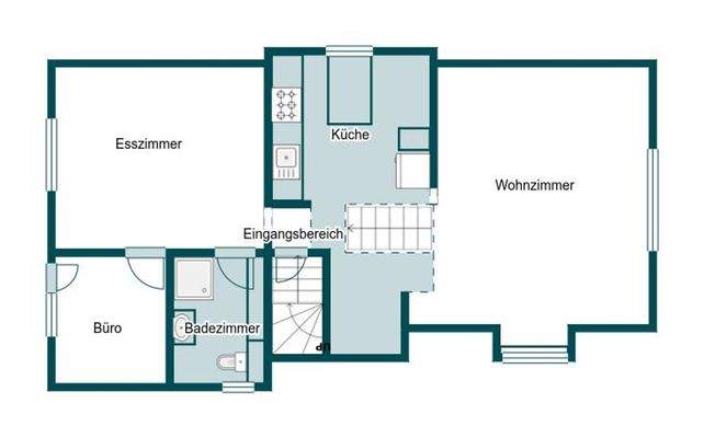 Grundriss Skizze 1.OG