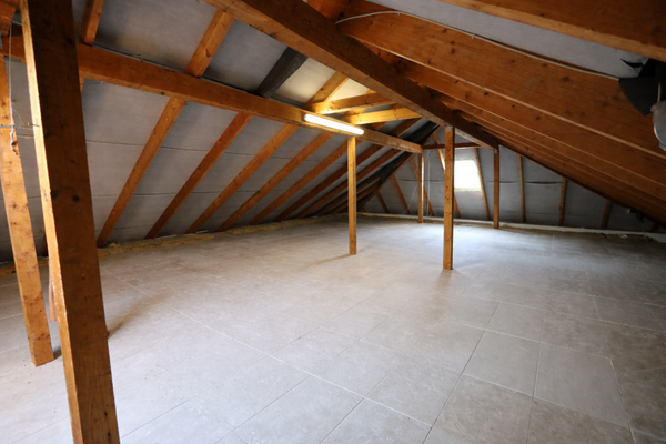 Große Ausbaureserve im Dachgeschoss