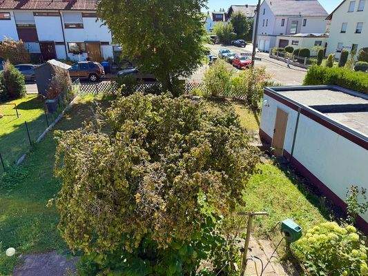 Blick vom Südbalkon