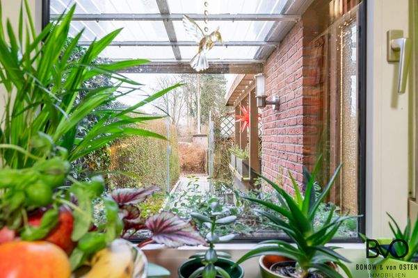 Blick aus der Küche