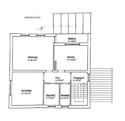Grundriss Obergeschoss