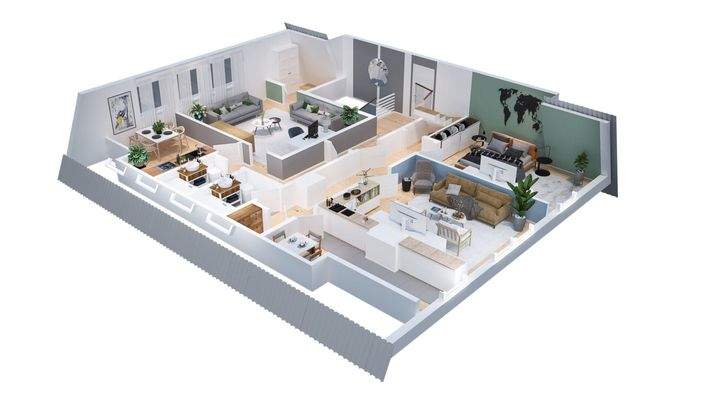 1. Dachgeschoss Grundriss