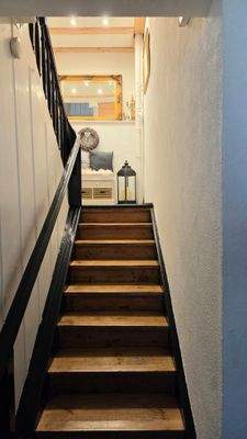 Treppenaufgang Erdgeschoss in Obergeschoss 