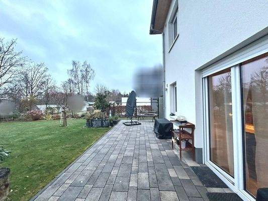 Terrasse am Wohnzimmer