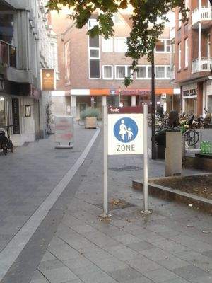 Fussgängerzone beim Sachsentor