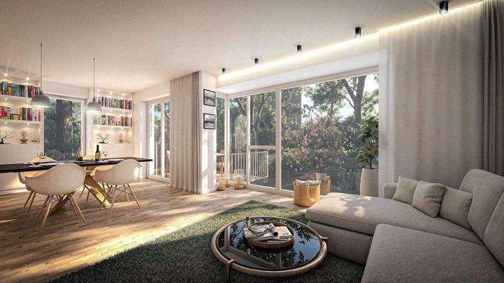 Innenansicht Wohnen Essen