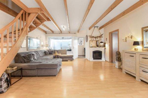 Wohnbereich im Dachgeschoss