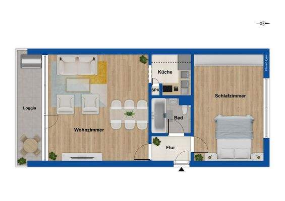 Grundriss 4. Obergeschoss