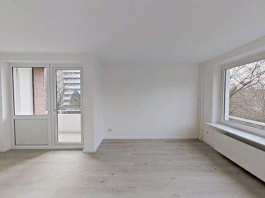 Ansicht II: Wohn- und Esszimmer