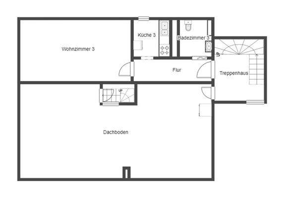 Grundriss Skizze 2.OG