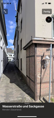 Blick in die Sackgasse