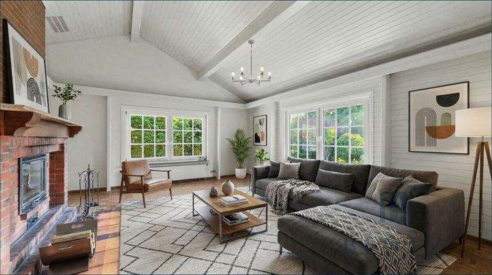 Kaminzimmer Visualisierung