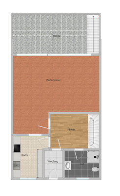 Aufteilung Erdgeschoss 