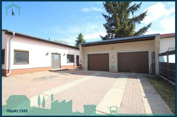 1989 Hof-Fläche mit Doppelgarage