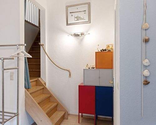 Treppenaufgang Schlafzimmer Ferienwohnung 
