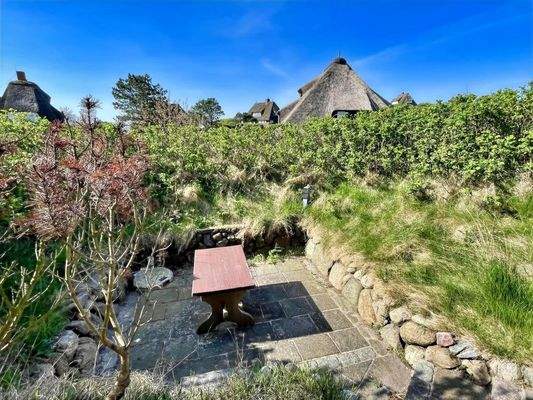 Geschützter Sonnenplatz