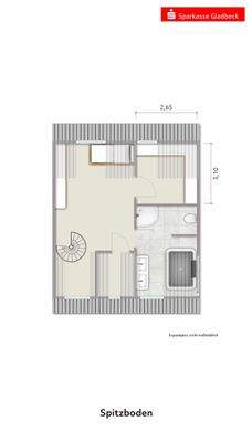 Exposeplan Spitzboden