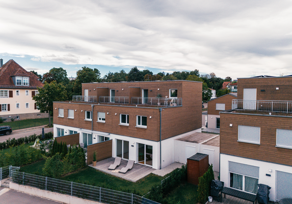 Reiheneckhaus (rechte Wohneinheit im linken Block)