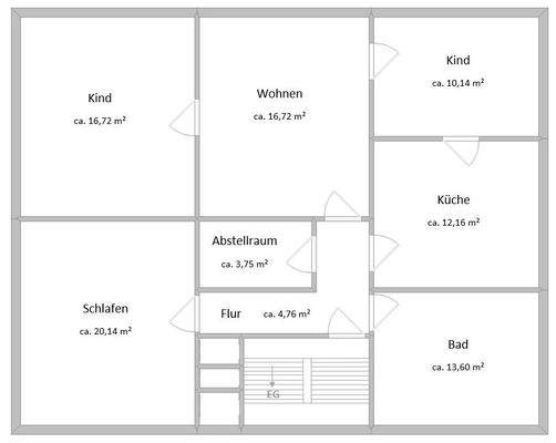 Jesewitz Grundriss 1. OG, Wohn