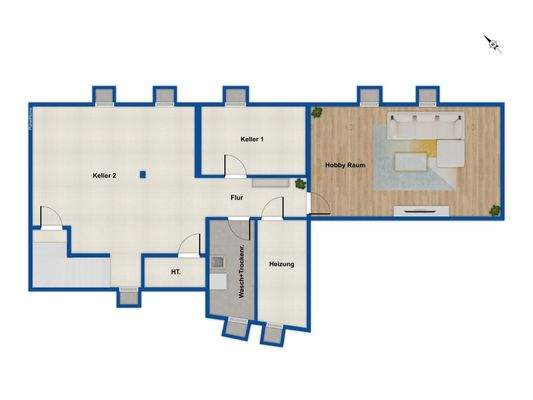 Grundriss Kellergeschoss