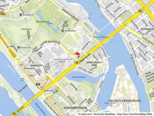 Geolyzer Kartenausschnitt