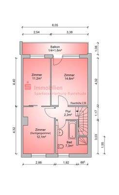 Grundriss Obergeschoss