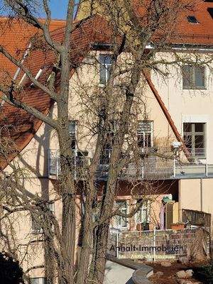 Blick auf den Balkon