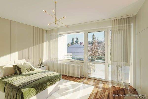 Schlafzimmer digital eingerichtet