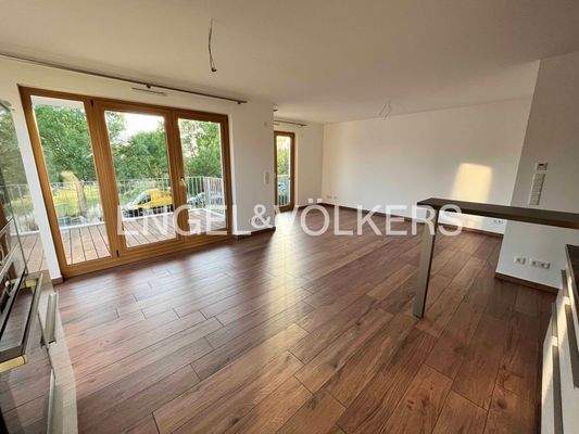 Blick in das Wohn- und Esszimmer