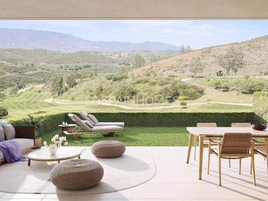 Golf Front Sea View Apartments with Large Terraces in Mijas