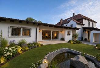 Ansicht Haus (virtuell gestaltete Außenansicht)
