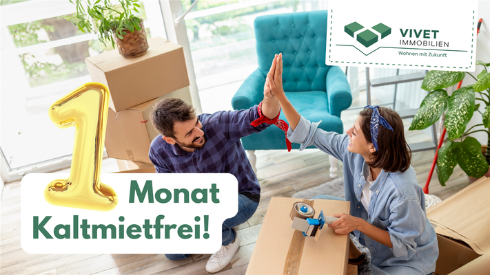 einen Monat kaltmietfrei