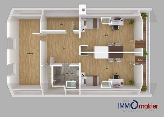 Grundriss Obergeschoss