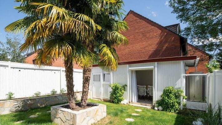 Überdachter Pavillon