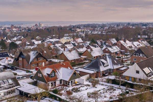 Luftaufnahme mit Ostseeblick