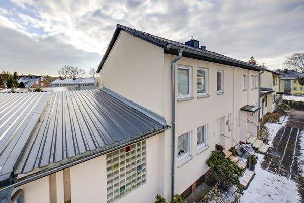 Hausansicht mit Eingang