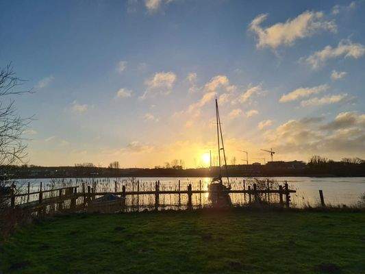 Sonnenaufgang an der Schlei