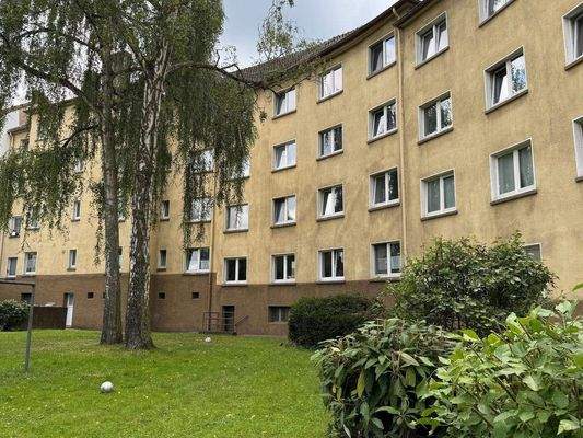 Rückseiten der Gebäude