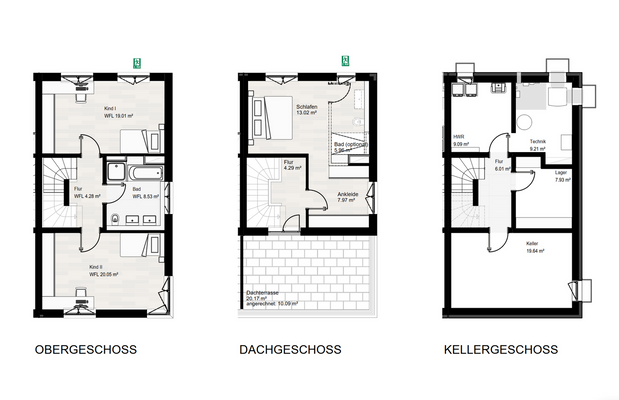 Haus 5 - OG, DG und UG
