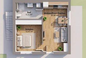 KI- Grundriss EG W 01