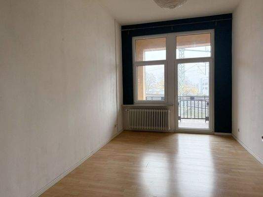 Blick ins Schlafzimmer